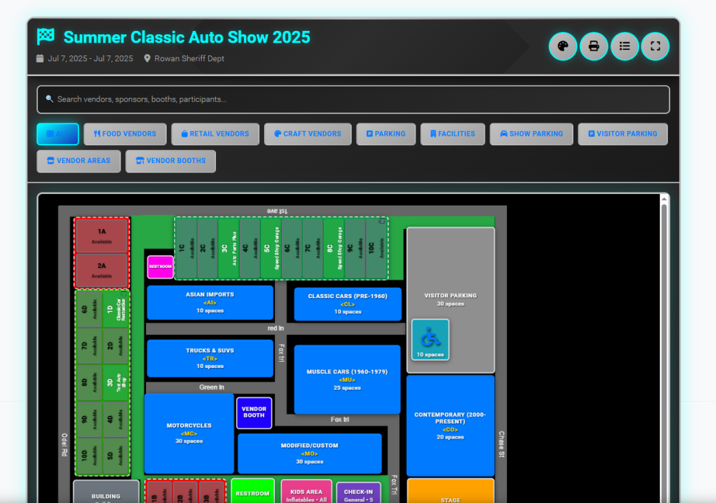 Interactive Wayfinder Map
